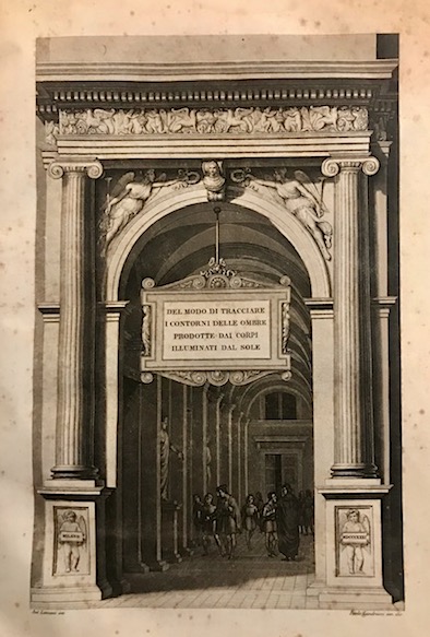 Paolo Landriani Del modo di tracciare i contorni delle ombre prodotte dai corpi illuminati dal sole dell'architetto pittore scenico Paolo Landriani membro dell'I.R. Accademia di Belle Arti di Milano 1831 Milano presso la Ditta Pietro e Giuseppe Vallardi